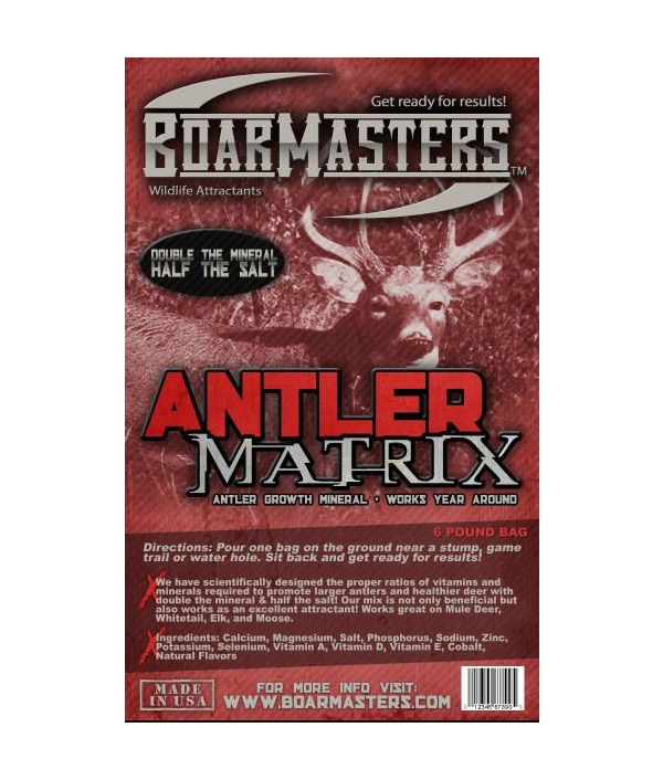 Antler Matrix Mineral Boarmasters Bear, Hog, Deer, and Elk Bait